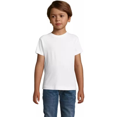 SOL'S Kids´ Round Collar T-Shirt Regent Fit L149K - White - 4 years (96/104)