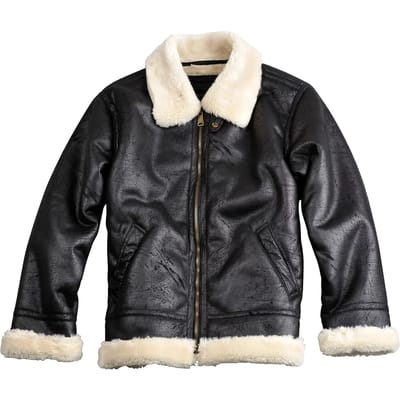 Alpha Industries B3 FL Heren Vliegerjack in Zwart