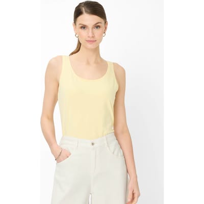 Brax Dames Top  Style SILVY limoncello, lichtgeel, maat 46