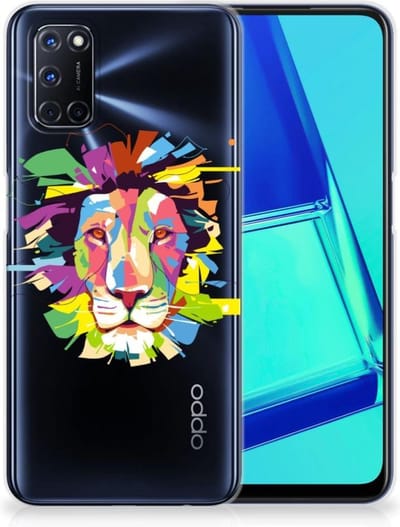 OPPO A52 | A72 Telefoonhoesje met Naam Lion Color