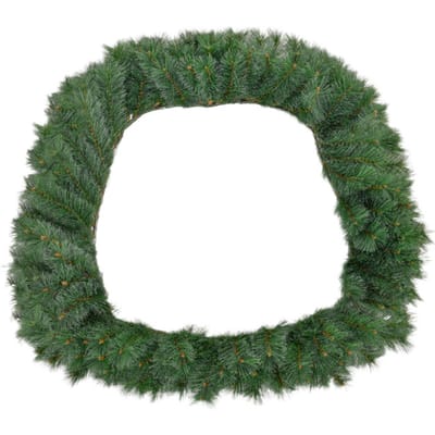 4goodz Guirlande Frosted kerstslinger 180 cm met 160 takpunten - Groen