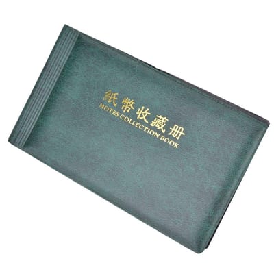 Dailygoods- Geldalbum Elegant Design - Bankbiljetten Opslagboek - 30/60 Pagina's - Geldverzamelaars - Veel Opslagruimte - Tijdloos Ontwerp - Bankbiljetalbum