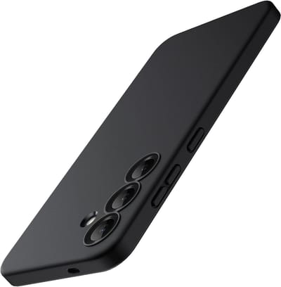 Zwart Dun TPU Hoesje Geschikt voor Samsung Galaxy S25 | Back Cover | Lichtgewicht | Ultra Dun | Flexibel | Zacht