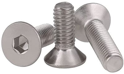 Machineschroeven - Verzonken kop - M6 x 15 mm - 30 stuks - Bevestigingsoplossingen - Voor machines en elektronica - Roestvrij staal