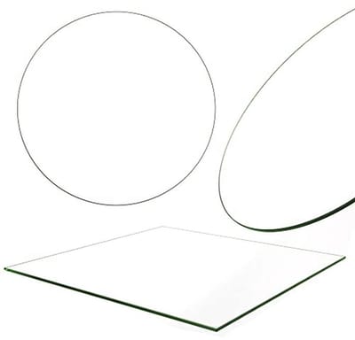 Rond Tafelblad van ESG Veiligheidsglas - Ø 70 cm - Vonkenbescherming en Ondersteuning voor Kachels