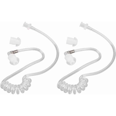 Vervangende Akoestische Buis Comfortabel Afneembaar Transparant Helder Akoestische Buis voor Motorola Twee white