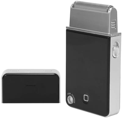 Dailygoody - Waterdicht Elektrisch Scheerapparaat - USB-oplaadbaar - Ultradun en Veilig - Zwart - Precisiescheerapparaat - Perfect voor Heren - I