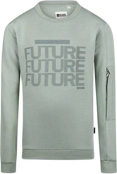 No Way Monday - T-shirt - Longsleeve - Aqua green - Maat 98