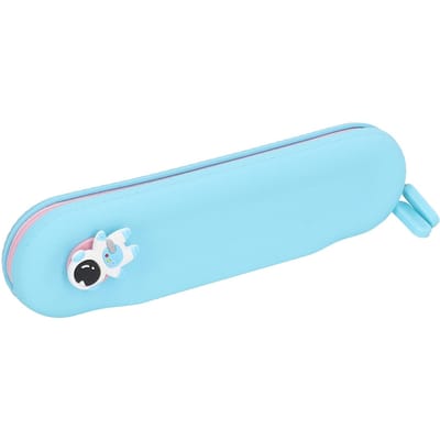 Siliconen Etui Kleine Capaciteit Schattige Cartoon Stijl Siliconen Studenten Etui met Schattige white