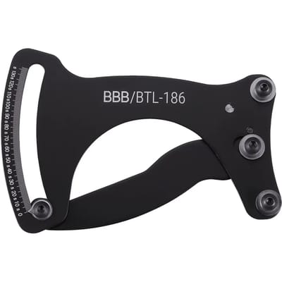 BBB Cycling TensionGauge Spakenspanner - Voor alle Spaken - Nauwkeurige Spaakspanningsmeter Fiets - Zwart - Fietsgereedschap - BTL-186
