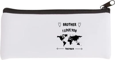 Akyol - brother i love you this much Etui - Broer - geweldige broer - liefste broer - verjaardag - cadeau - kado - bedankje - geschenk - 20 bij 9 cm