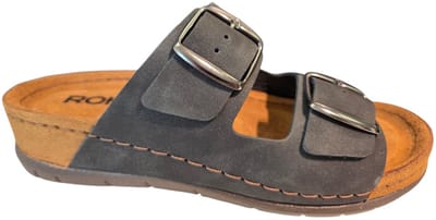 Rohde 5856 - Dames slippers - Kleur: Zwart - Maat: 37