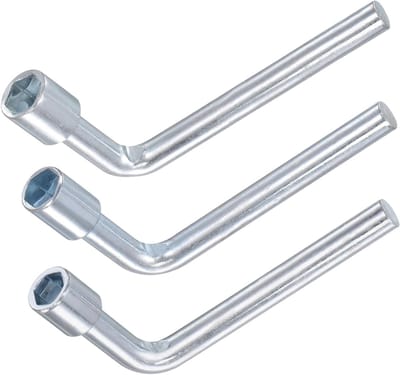 L-vormige zeskantige steeksleutel set | 7 mm, 8 mm, 10 mm | Voor mechanische reparaties, 3-delig, duurzame gereedschappen