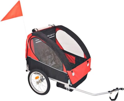 Kinderfietskar voor 1-2 Kinderen tot 30 kg - Veilig en Comfortabel