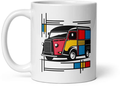 De2pktjes - Mok Citroën HY Mondriaan – Kunstzinnig, kleurrijk en heerlijk eigenwijs
