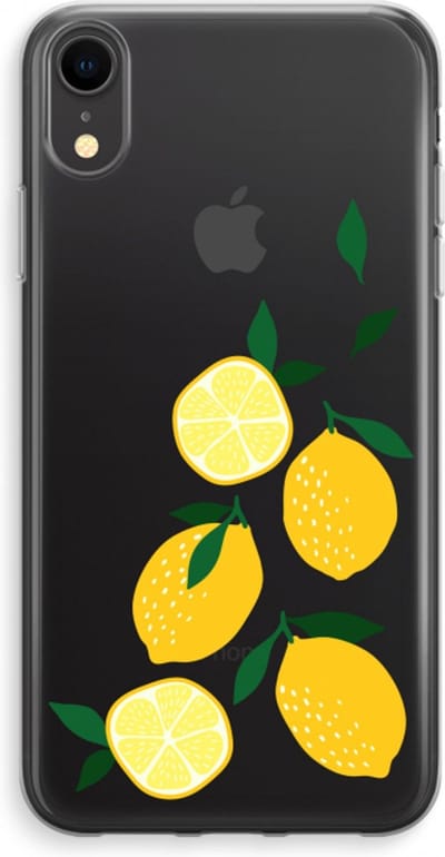 Case Company® - Hoesje geschikt voor iPhone XR hoesje - You're my lemon - Soft Cover Telefoonhoesje - Bescherming aan alle Kanten en Schermrand
