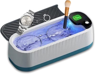Ultrasone Reiniger - Schoonmaakapparaat - Sieraden Reinigen - 3 Reinigingsmodi - 300-500 ml - Wit