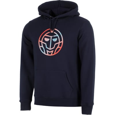 BIDI BADU Out of Control Logo Sweater met capuchon Heren-donkerblauw