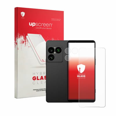 upscreen - Screenprotector voor Sony Xperia 1 VIII (Voor+Camera) - Folie Beschermfolie Beschermglas transparant