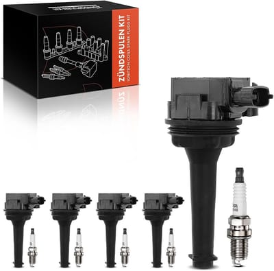 Set van 5 Bobines en Bougies voor Diverse Benzine Modellen