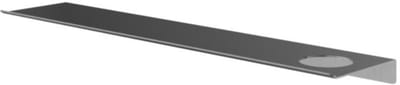 Hotbath &More Shelves - Planchet 60 Cm - Inclusief Bevestigingsrails - Met 1 Uitsparing - Voor Zeepdispenser of Beker - Geborsteld Gunmetal PVD