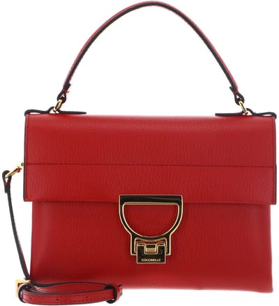 COCCINELLE Leren handtas schoudertas Arlettis Handbag Scarlet rood