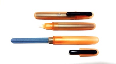 IOXIO Care Keramische Nagelvijl Zalm/Transparant - Professionele Keramische Nagelvijl, lengte 14 cm, vijloppervlak 8,5 x 1 cm