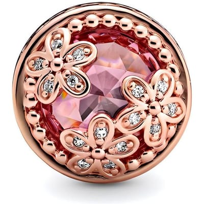 Pandora Schitterende Daisy Bedel Unisex Bedel Rosé Goud 782055C01 Rose Gold beige