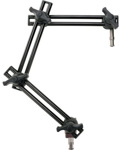 3 Sectie Dubbel Scharnierende Arm zonder Beugel voor Camera en Verlichting