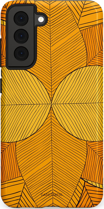 Casetastic Hoesje Geschikt voor Samsung S21 FE - Stijlvolle Beschermende Duo-layer Case - Rasterblad