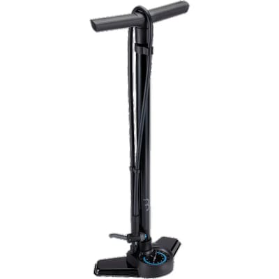 BBB Cycling AirSmart Fietspomp Met Drukmeter - Vloerpomp Presta, Schräder en Dunlop Ventielen - 120 PSI - Zwart - BFP-42