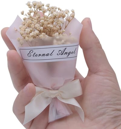 Dailygoods- Gedroogd Bloemenboeket Mini - 2 Stuks - Natuurlijk Boeket - Interieurdecoratie - DIY Fotolijst - Afmetingen 10x7x4 cm - Diverse Kleuren - Droogbloemen