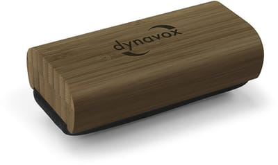 Dynavox Fluwelen reinigingsborstel SP120 Bamboo donkerbruin