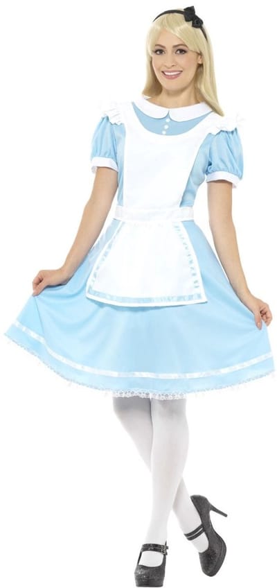Alice in Wonderland Kostuum - Maat S