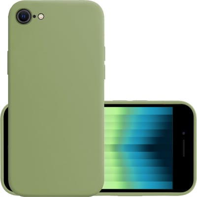 Hoesje - Geschikt voor Apple iPhone SE (2022) - Sterk & Shockproof - Hoes Cover - Siliconen Case - Groen