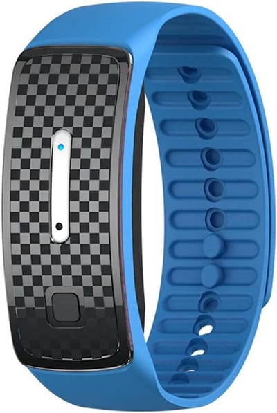 Muggenwerende armbanden, ultrasone muggenwerende armband, elektronische muggenwerende polsband, waterdichte reisinsectenwerende armbanden voor kinderen en volwassenen, blauw