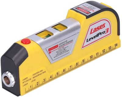 Dailygoods- Laserwaterpas Hoge Nauwkeurigheid - Infrarood Waterpas - Draagbaar Meetinstrument - 8 Meter Liniaal - Batterijvoeding - Lichtgewicht Ontwerp - Lasermeter