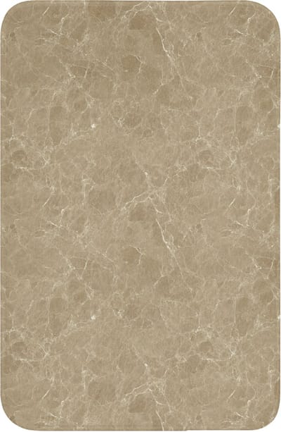 WC mat 40x60 cm - Antislip - Beige - Marmer - Witte aders - Toiletmat - Vloermat - Douchemat - Toilet tapijt - Toiletmatten