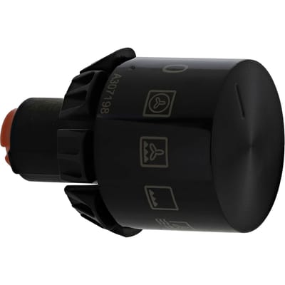 AEG knop, functies, zwart, 10+0 140307198055