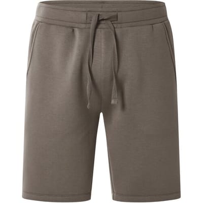 ESMARA MEN Heren sweatshorts van scubastof (Bruin, S)