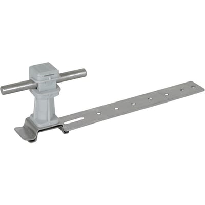 Dehn Dakstroomgeleiderhouder Al Kunststof Grijs H 36mm Rd 8mm L 205m - 204170 [2 stuks]