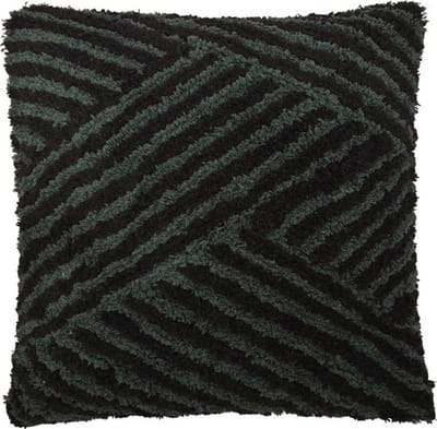 Kingston Pine Groen + T Kussen | 45 X 45 | Sierkussen Voor Woonkamer Of Slaapkamer