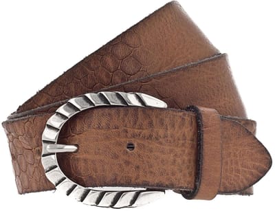 b.belt riem Sofia Ledergürtel W90 Mid Brown bruine