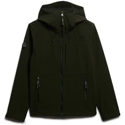 Superdry - Softshell Trekker Jas met Capuchon - Heren