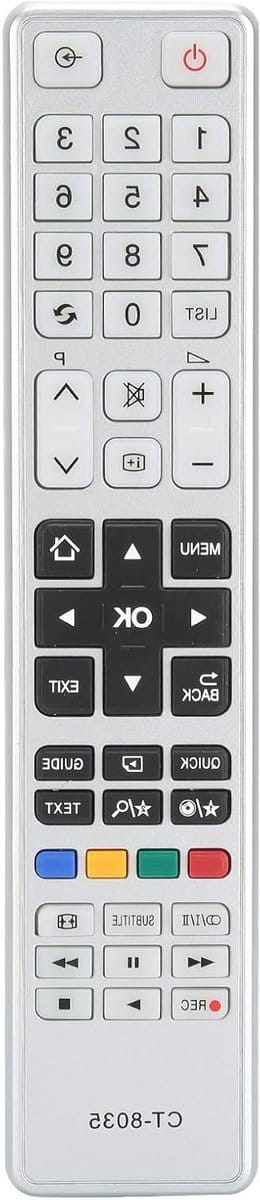 Vervangende TV afstandsbediening voor Toshiba televisies, geschikt voor modellen 32L3433, 32L1543 en 40L5435, eenvoudig in gebruik en betrouwbaar