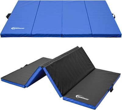Opvouwbare Gymnastiekmat 180x120cm - Dikke 5cm Sportmat voor Thuis, Fitness en Yoga