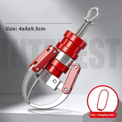 Creatieve Mini Grijper Vingertop Decompressie Tool Sleutelhanger Poppenmachine Klauw Diy Hanger Leuk Speelgoed Cadeau