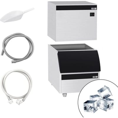 GGM Gastro Eiswürfelbereiter - Würfel - 230 kg/ 24h inkl. Vorratsbehälter