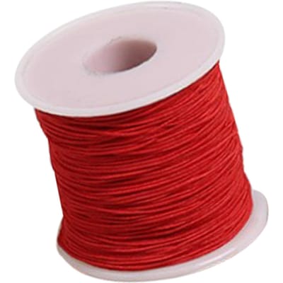 0,8 mm Rode Elastische Koord 328ft Lengte Knipbaar Hoge Sterkte Armband Koord Ketting Koord voor Sieraden Maken white