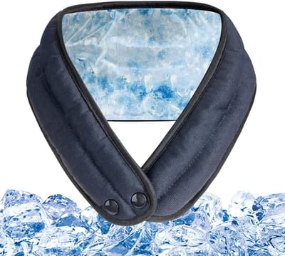 Nekverkoelende omslagdoek - Koel sjaal - Outdoor activiteiten - Warmte afvoerband - 10 inch - Blauw